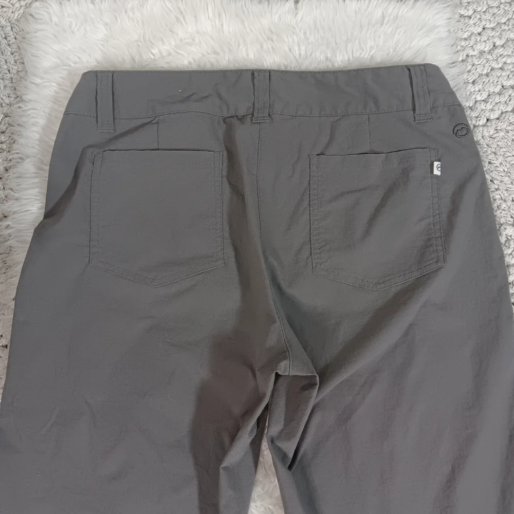 Magellan Women's Gray Outdoor Lightweight Cropped Pants, Small - Picture 6 of 11